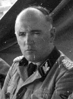 SS-Brigadeführer en Generalmajor in de Waffen-SS Carl von Oberkamp