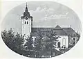 De kerk voor de stadsbrand in 1865