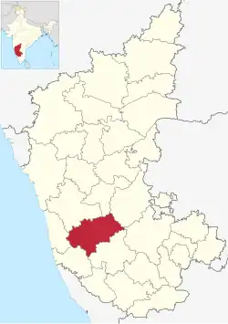 Ligging in Karnataka