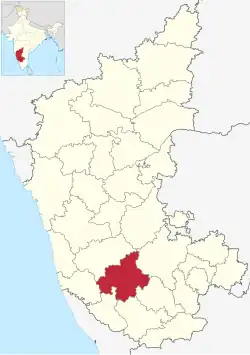 Ligging in Karnataka