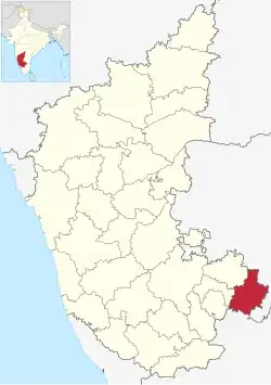 Ligging in Karnataka