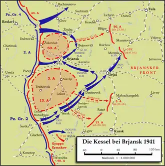 Slag bij Brjansk, 30 september tot 23 oktober 1941