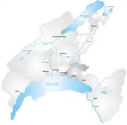 Kaart van het district