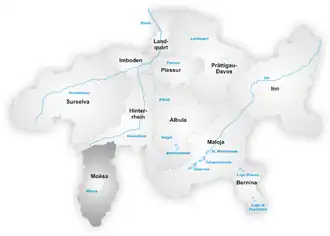 District Moësa in het kanton Graubünden