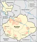 Stadsdelen van Bruchsal
