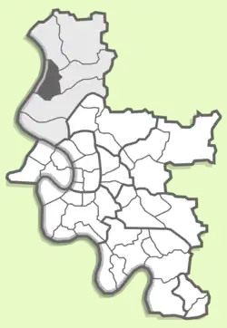 Kaiserswerth binnen district 5 van Düsseldorf
