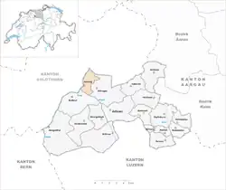 Kaart van de gemeente