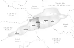 Kaart van de gemeente