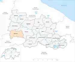 Kaart van de gemeente