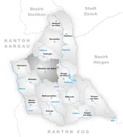 Kaart van de gemeente