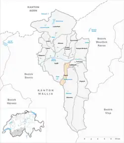 Kaart van de gemeente