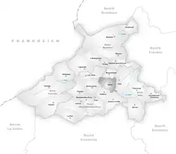 Kaart van de gemeente