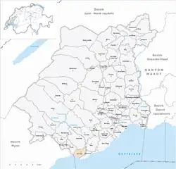 Kaart van de gemeente