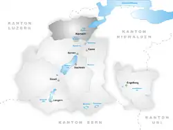 Kaart van de gemeente