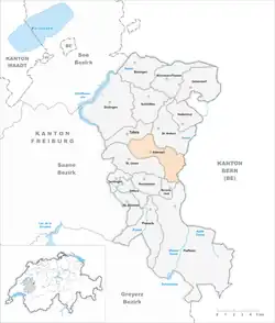 Kaart van de gemeente