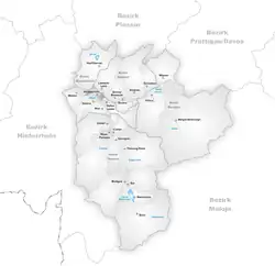 Kaart van de gemeente