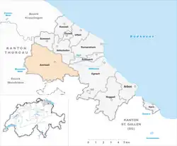 Kaart van de gemeente