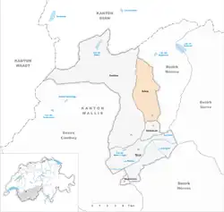 Kaart van de gemeente