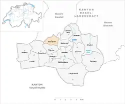 Kaart van de gemeente