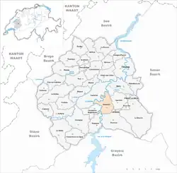 Kaart van de gemeente