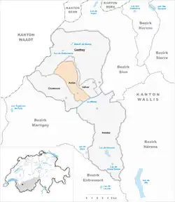 Kaart van de gemeente