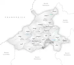 Kaart van de gemeente