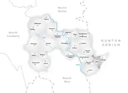 Kaart van de gemeente