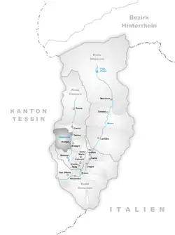 Kaart van de gemeente