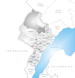 Kaart van de gemeente