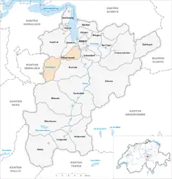 Kaart van de gemeente