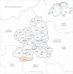 Kaart van de gemeente