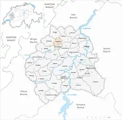 Kaart van de gemeente