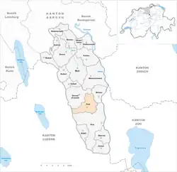 Kaart van de gemeente