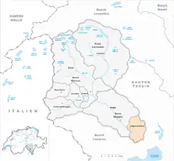 Kaart van de gemeente