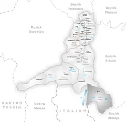 Kaart van de gemeente