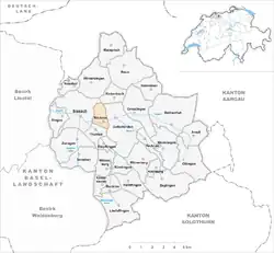 Kaart van de gemeente