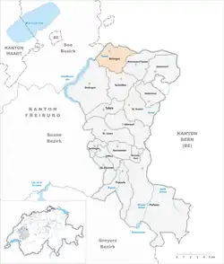 Kaart van de gemeente