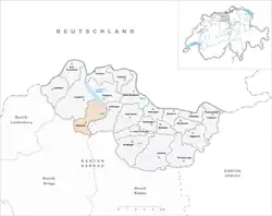 Kaart van de gemeente