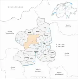 Kaart van de gemeente