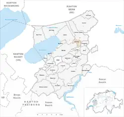 Kaart van de gemeente