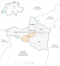 Kaart van de gemeente