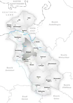 Kaart van de gemeente