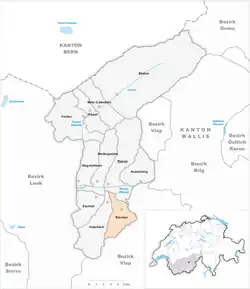 Kaart van de gemeente