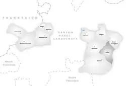 Kaart van de gemeente