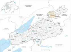 Kaart van de gemeente