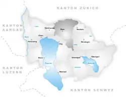 Kaart van de gemeente