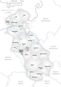 Kaart van de gemeente