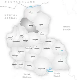 Kaart van de gemeente