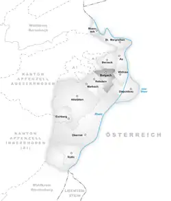 Kaart van de gemeente