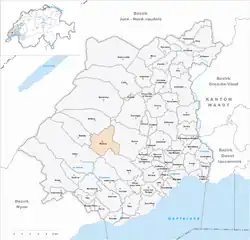 Kaart van de gemeente